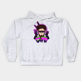 Vaporwave Evangelion 3.0 Gendo Get in the F’n Robot Kids Hoodie